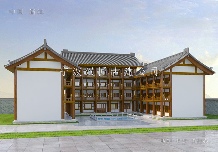 寧波江北量身定制仿古建筑設計公司：工程施工一站式